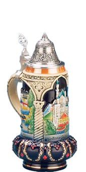 We carry steins from many makers including King-Werks, also known as Wuerfel & Mueller; 